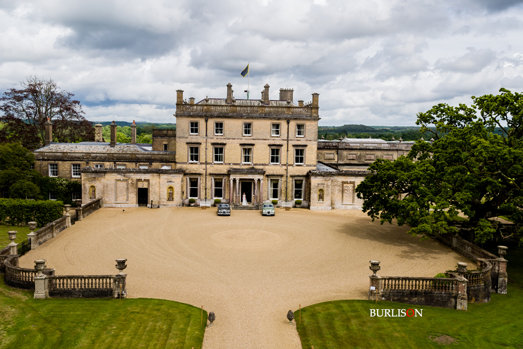 Aerial view Somerley House