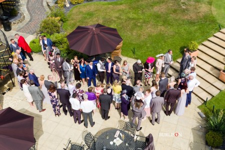 Old Thorns Aerial Wedding
